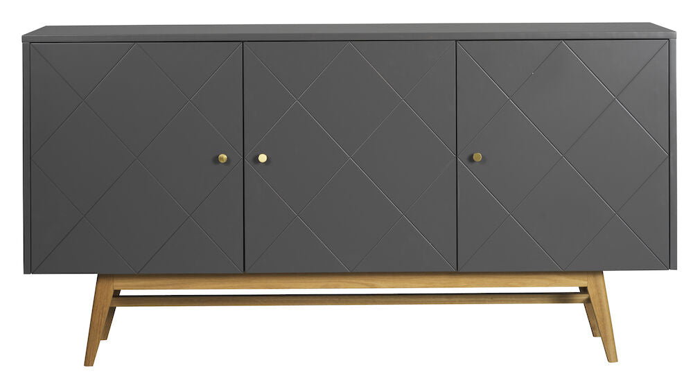 Rowico Rosswood sideboard 169 harmaa, tammi