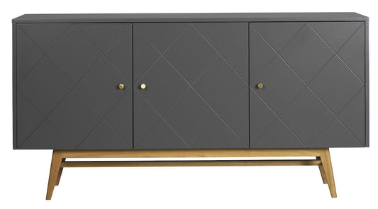 Rowico Rosswood sideboard 169 harmaa, tammi