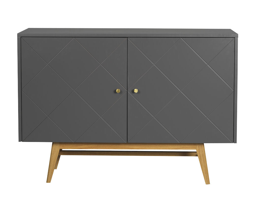 Rowico Rosswood sideboard 124 harmaa, tammi