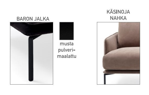 Adea BARON sohva nahka
