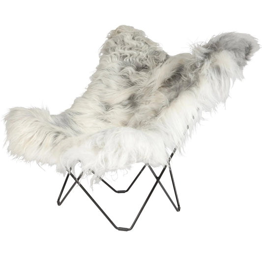 Cuero Iceland Mariposa lepakkotuoli Wild Natural harmaa