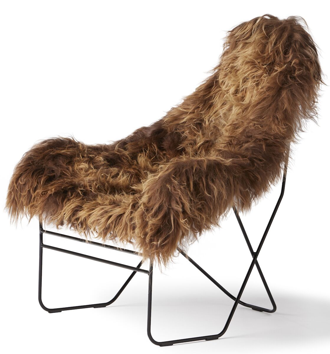 Cuero Valhalla nojatuoli Wild ruskea