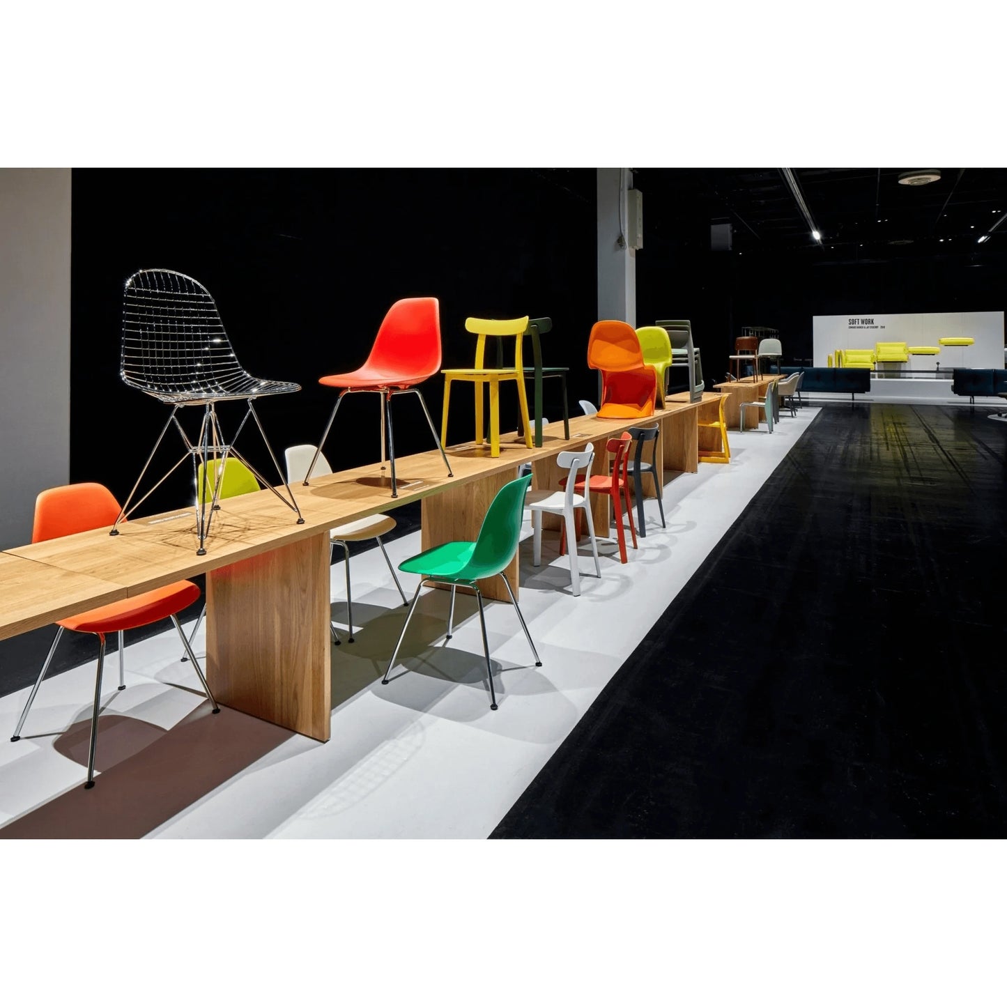 Vitra DKR Wire tuoli musta