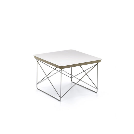 Vitra Eames LTR Occasional pöytä valkoinen/kromi